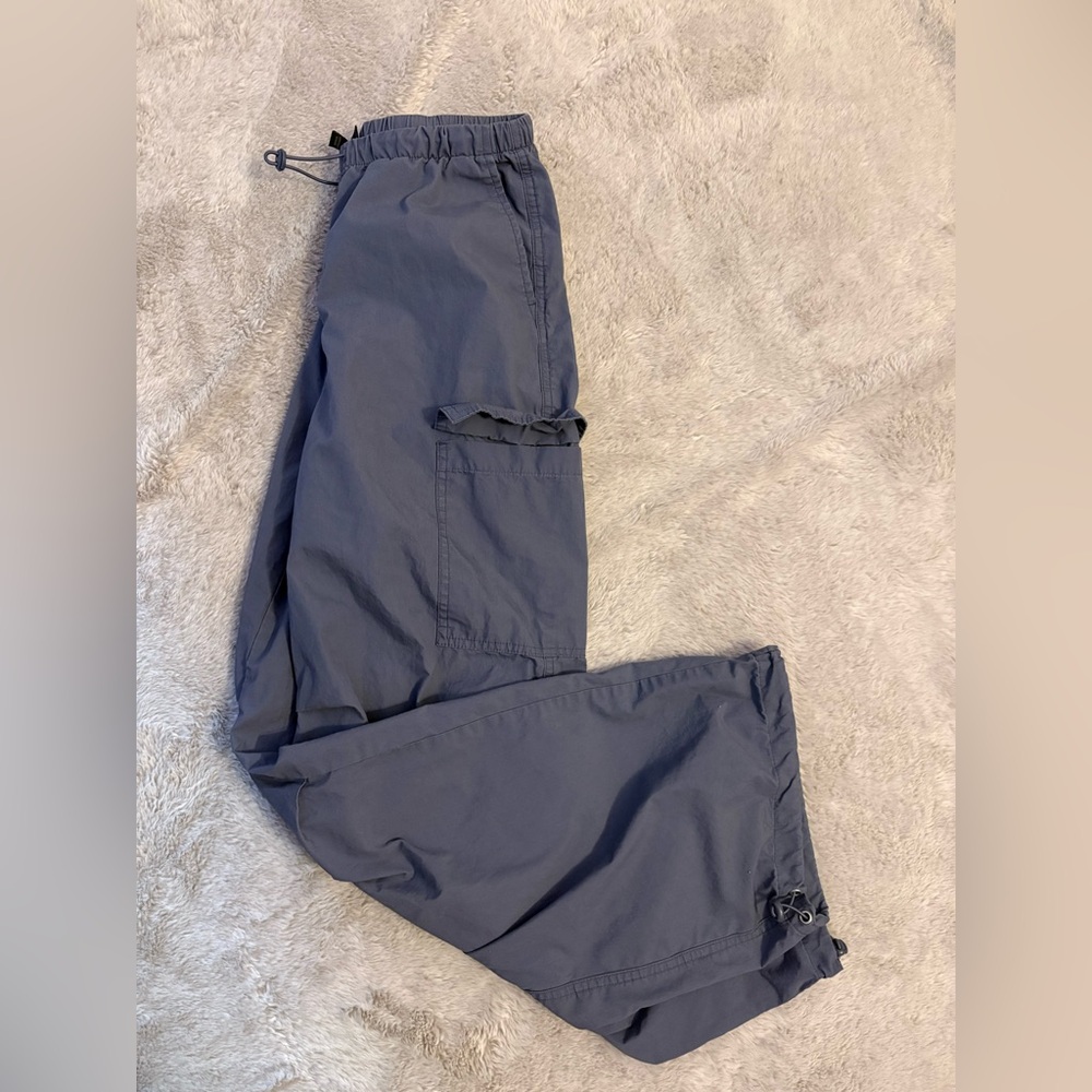 Wild Fable Blue Cargo Pants xs reminds me of free people bdg